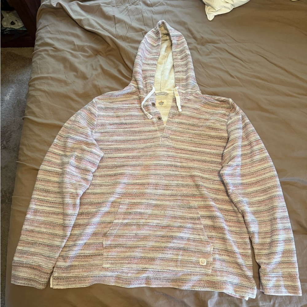 Marine Layer Multicolor Striped Hoodie